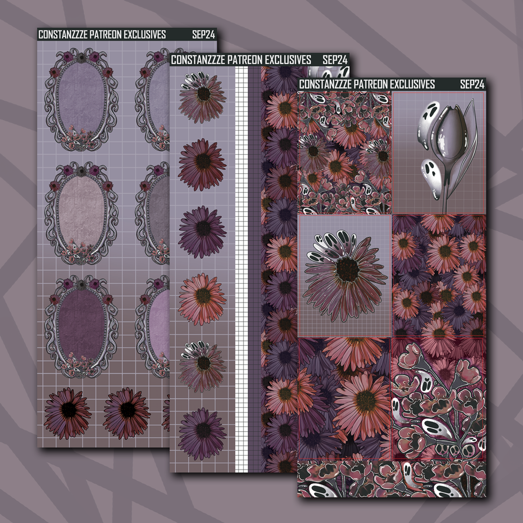 Haunted Florals Deco+ Sticker Sheets
