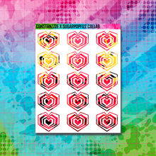 Load image into Gallery viewer, Girl Gang Hearts Sticker Sheet
