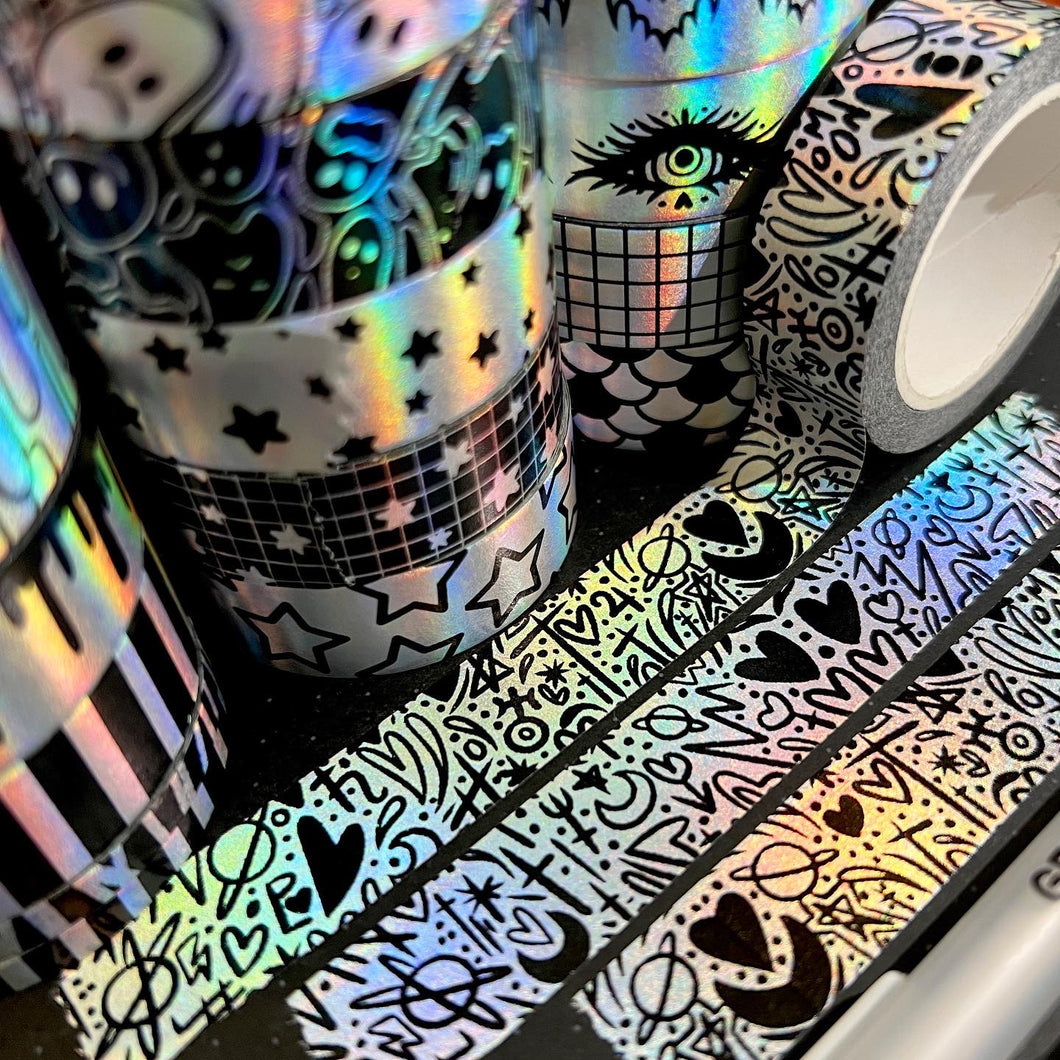 Holo Scout Oracle Pattern Washi Tape 15mm