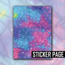 Load image into Gallery viewer, Kandi Galaxy Ghostie Sticker/Paper Page
