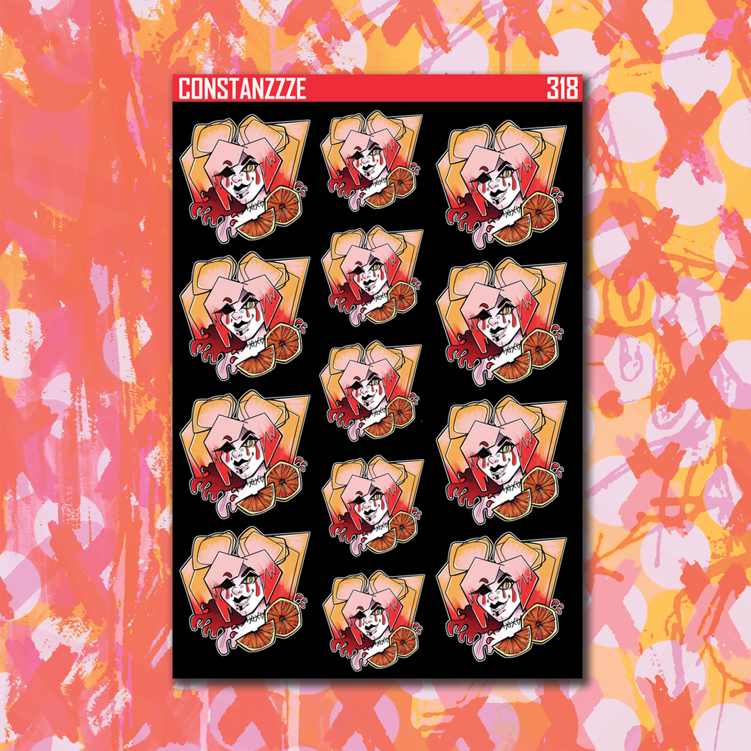 Blackout 318 Smile Sticker Sheets