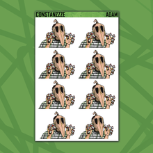 Load image into Gallery viewer, Scary Adam Sticker Sheet
