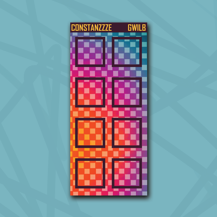Race to Wild Large Checker Large Sticky Notes