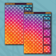 Load image into Gallery viewer, Race to Wild Large Checker Pattern Deco Boxes (choose your size)

