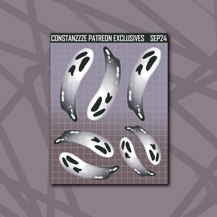 Haunted Florals Large Ghostie Deco Sticker Sheet