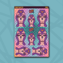 Load image into Gallery viewer, Race To Wild Ponytail Llama Babe Sticker Sheet
