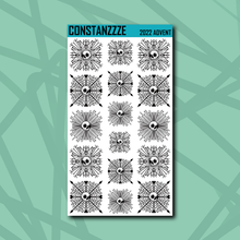 Load image into Gallery viewer, Spooky Winter Skullflake Sticker Sheet

