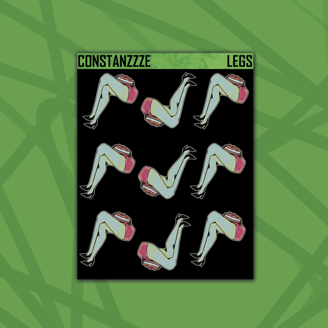 Blackout Assistant's Legs Sticker Sheet