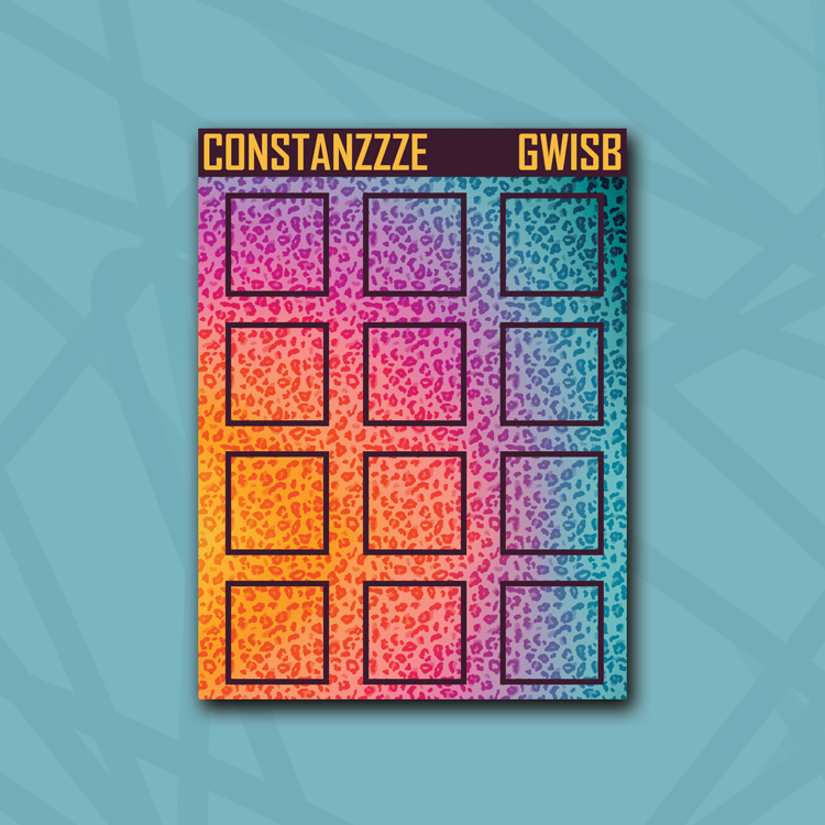 Race to Wild Leopard Small Sticky Notes