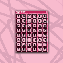 Load image into Gallery viewer, CPC Medium Bead Letter Sticker Sheet
