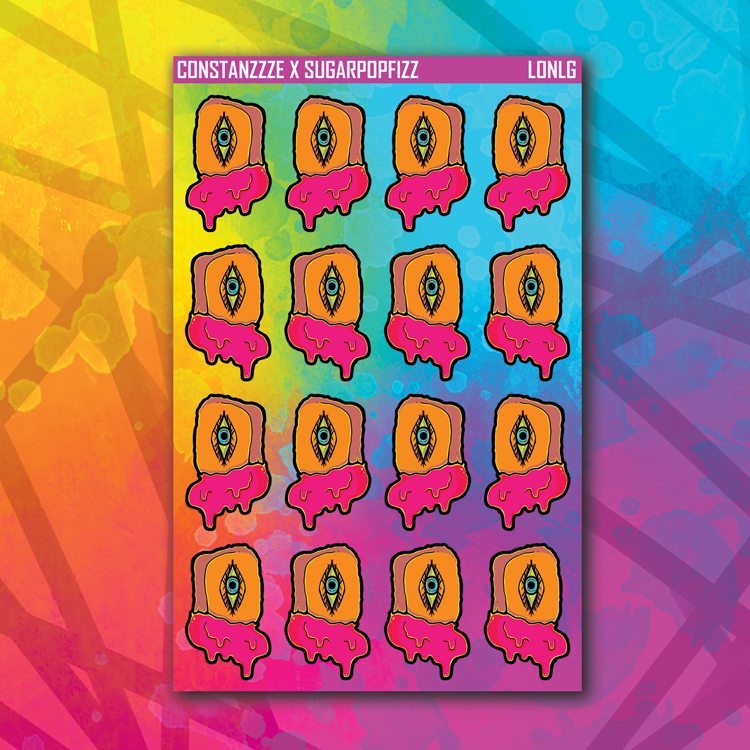 L Dipped Oracle Nugget Sticker Sheet