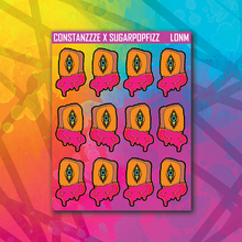 Load image into Gallery viewer, L Dipped Oracle Nugget Sticker Sheet
