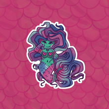 Load image into Gallery viewer, Love Zombie Chibi Mermaid Die Cut
