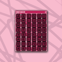 Load image into Gallery viewer, CPC Medium Bead Letter Sticker Sheet
