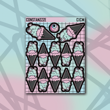 Load image into Gallery viewer, Celebration Ice Cream Sticker Sheet
