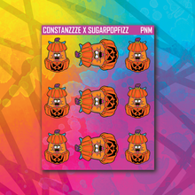 Load image into Gallery viewer, Pumpkin Nugget Sticker Sheet
