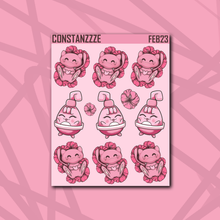 Load image into Gallery viewer, Pink Poke Deco Sticker Sheets
