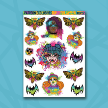 Load image into Gallery viewer, Spooky All Year Mixed Deco Sticker Sheets
