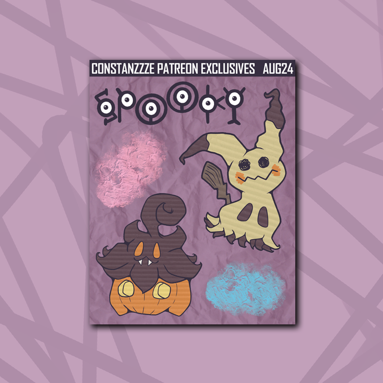 Purple Poke Mixed Deco Sticker Sheet