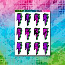 Load image into Gallery viewer, Girl Gang 3D Bolt Sticker Sheet
