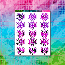Load image into Gallery viewer, Girl Gang Hearts Sticker Sheet
