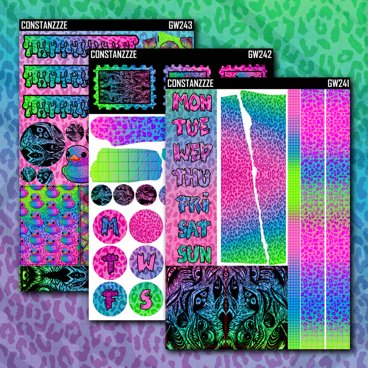 Neon Wild Journaling Kit