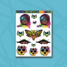 Load image into Gallery viewer, Spooky All Year Mixed Deco Sticker Sheets
