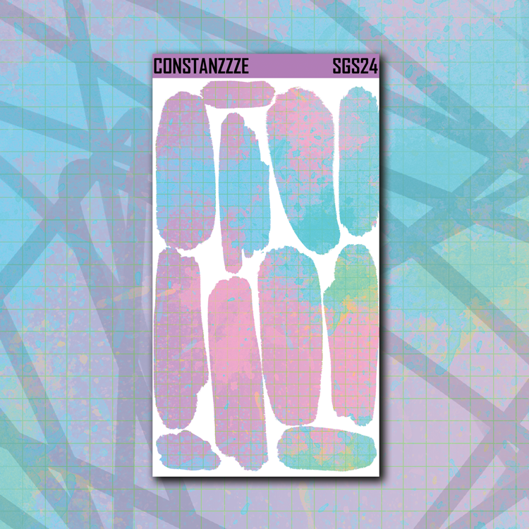 Pastel Pattern Large Swatch Sticker Sheet