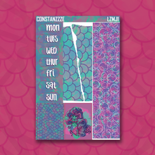 Load image into Gallery viewer, Love Zombie Mermaid Purple Out Journaling Kit
