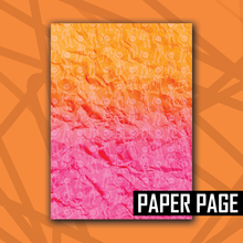 Load image into Gallery viewer, Halloweenie 26 Skeleton Pattern Sticker/Paper Page

