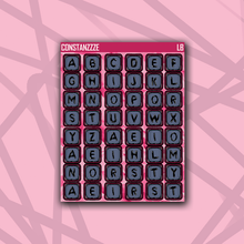 Load image into Gallery viewer, CPC Medium Bead Letter Sticker Sheet
