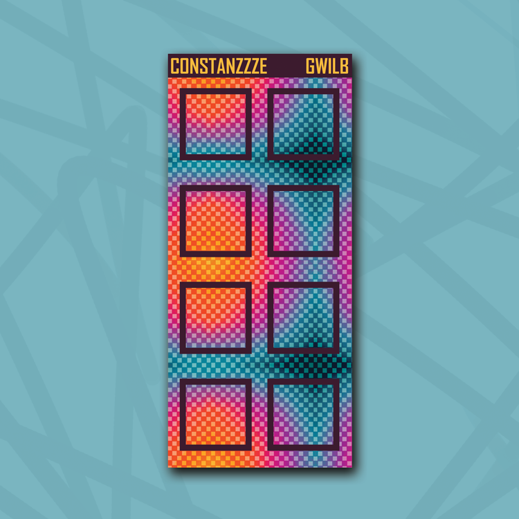 Race to Wild Small Checker Large Sticky Notes