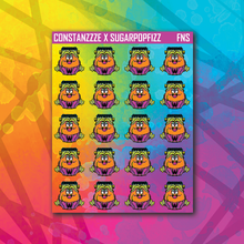 Load image into Gallery viewer, Franken Nugget Sticker Sheet
