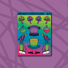 Load image into Gallery viewer, Alice Gone Mad Deco Sticker Sheets
