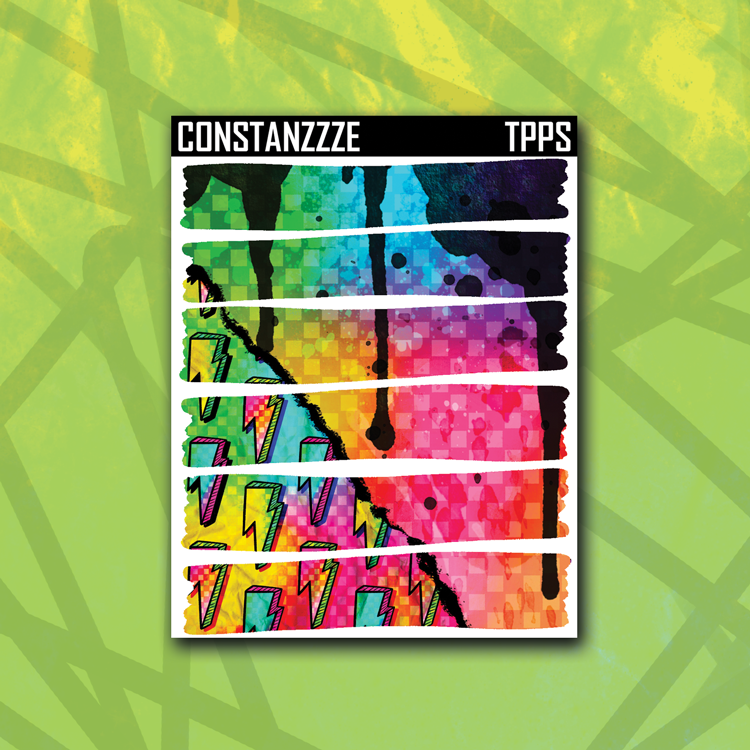 Splatter Rip Strippies Sticker Sheet