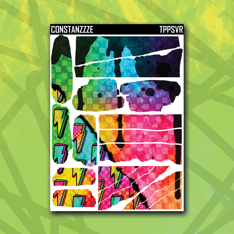 Splatter Rip Variety Swatch and Rippies Sheet