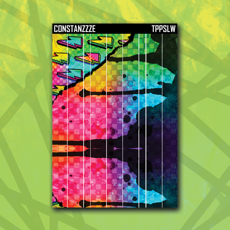 Splatter Rip Washi Strip Sticker Sheet