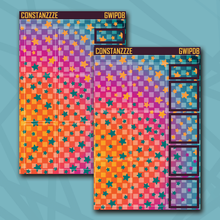 Load image into Gallery viewer, Race to Wild Star Checker Pattern Deco Boxes (choose your size)
