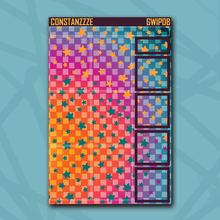 Load image into Gallery viewer, Race to Wild Star Checker Pattern Deco Boxes (choose your size)
