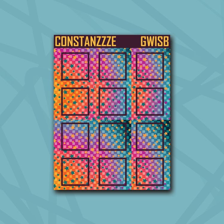 Race to Wild Star Checker Small Sticky Notes