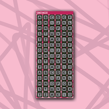 Load image into Gallery viewer, CPC Bead Letter Sticker Sheet

