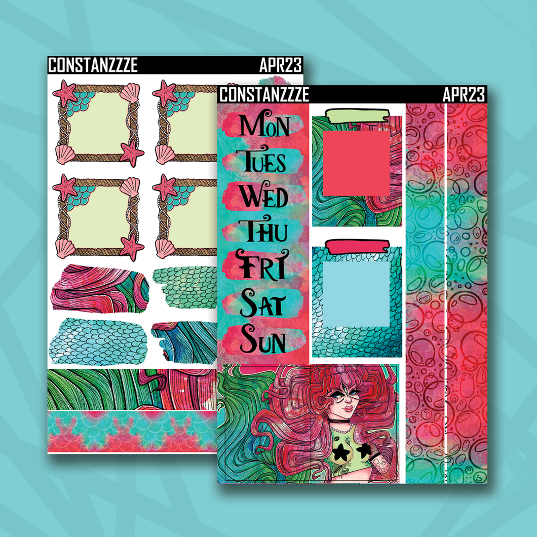 Red Mermaid Journaling Kit