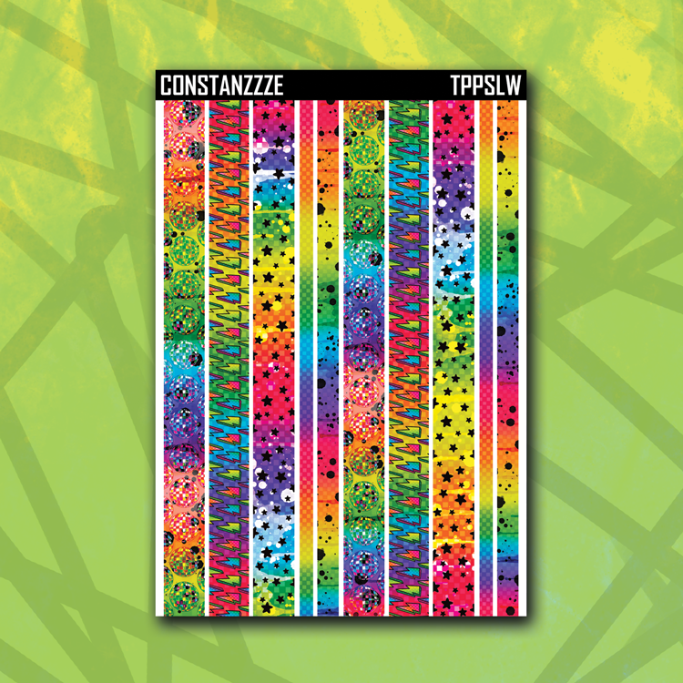 Variety Planner Party Washi Strip Sticker Sheet