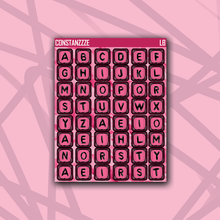 Load image into Gallery viewer, CPC Medium Bead Letter Sticker Sheet
