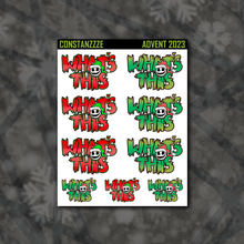 Load image into Gallery viewer, NBC 2023 Advent Day 9 Sticker Sheets
