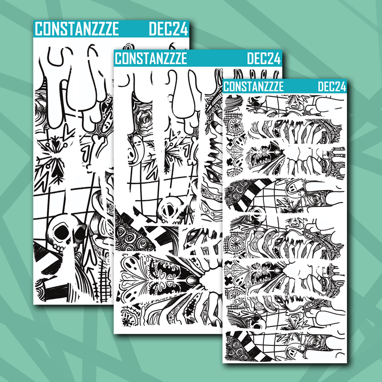 White Winter Themed Layering Sheets