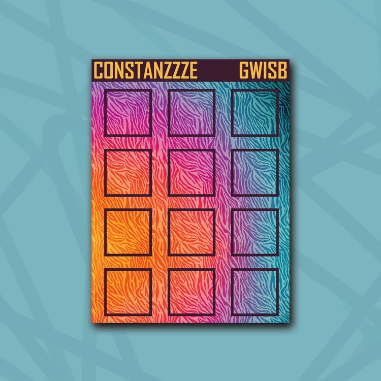 Race to Wild Zebra Small Sticky Notes