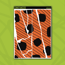 Load image into Gallery viewer, Jumbo Traditional Dot and Stripes Rippies Sticker Sheet
