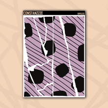 Load image into Gallery viewer, Jumbo Pastel Dot and Stripes Rippies Sticker Sheet
