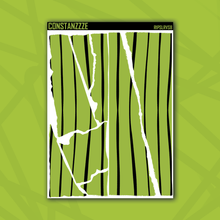 Load image into Gallery viewer, Jumbo Traditional Stripes Rippies Sticker Sheet
